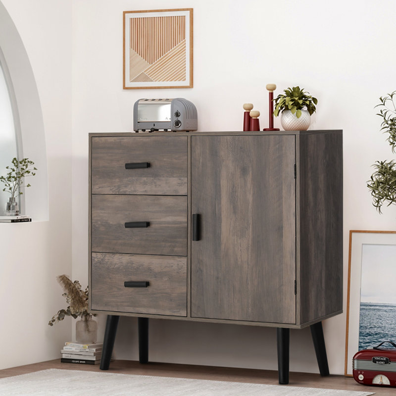 Corrigan Studio® Storage With Door & 3 Drawers & Reviews Wayfair